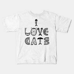 I love cat Kids T-Shirt